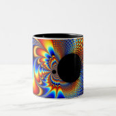 2 Couleurs YinYang BigBang - tasse de fractale (Centre)