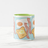 2 Couleurs Yum Yum tasse de petit déjeuner (Centre)