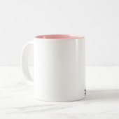 2 Couleurs Zèbre une tasse de café (Devant gauche)