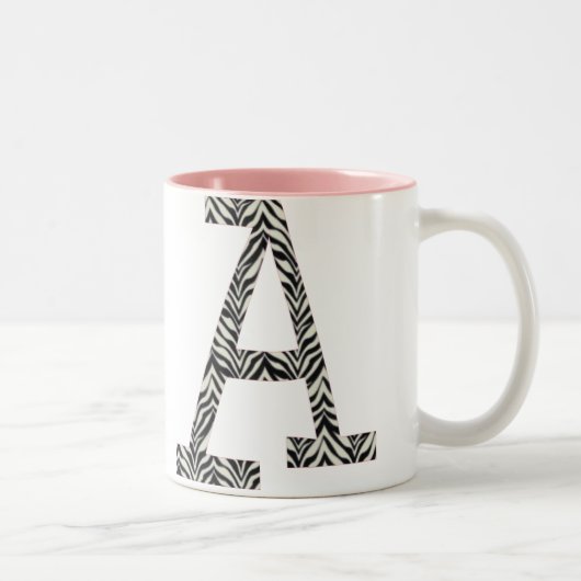 2 Couleurs Zèbre une tasse de café (Droit)
