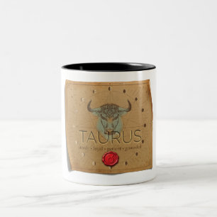 2 Couleurs Zodiaque - Taureau - Tasse à café