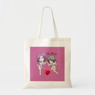 2 Cupidons Sac fourre-tout Saint-Valentin