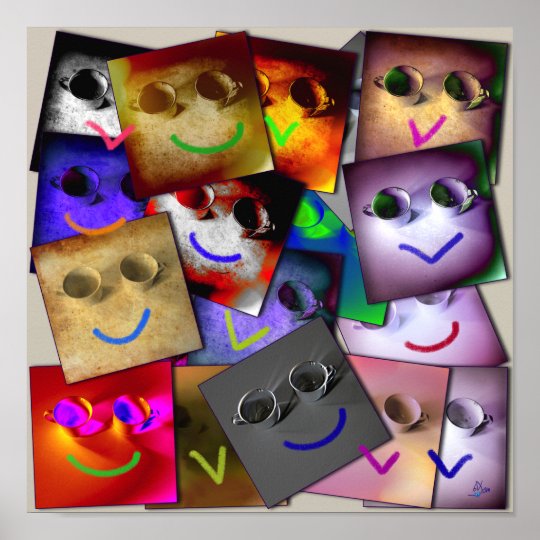 2 cups and One smile x... Poster