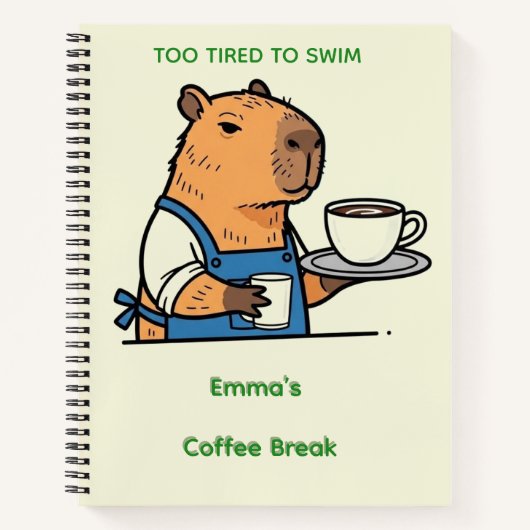 2. Cute Capybara Journal (Devant)