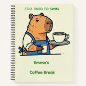 2. Cute Capybara Journal Notitieboek (Voorkant)