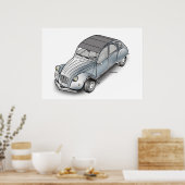 2 CV Citroen Poster (Keuken)