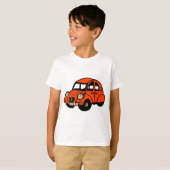 2 cv franse auto t-shirt (Voorkant volledig)