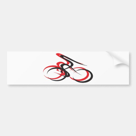 2 cycli bumpersticker (Voorkant)
