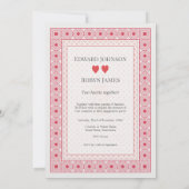 2 de Cœur Carte à jouer Jeux de mariage (Dos)