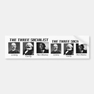 2 de drie socialistische stickers