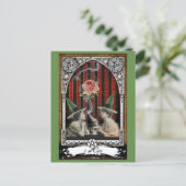 2 de tasses Victorian sorcière carte postale Tarot (Debout devant)