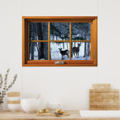 2 Deers in het Poster van de Verlichting van het V (Keuken)