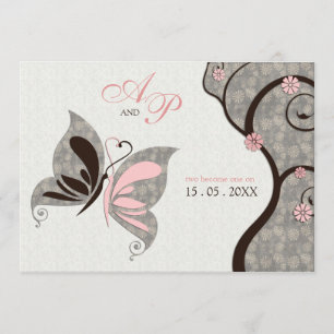2 deviennent 1 faire-part de mariage de baiser de