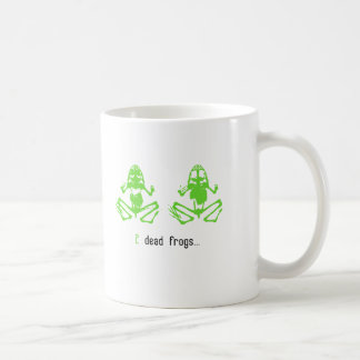 2 dode kikkers koffiemok