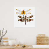 2 Dragonflies Artwork Poster (Keuken)