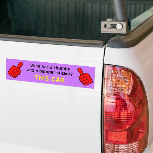 2 duimen Bumpersticker (Op Truck)