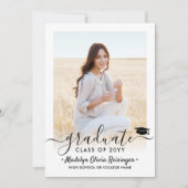 2 Elegant script voor virtuele fotografie Kaart (Voorkant)