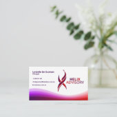 2 élégants carte de visite latéral (Debout devant)