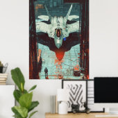 2 en Base souterraine par Laurie Greasley Poster (Bureau à domicile)