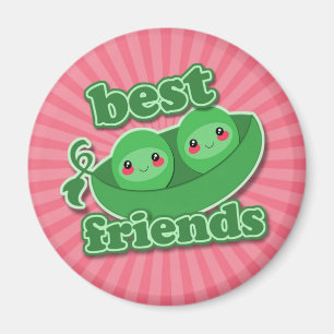 2 ERWTEN BESTE VRIENDEN MAGNEET