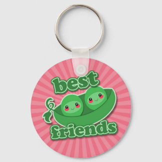 2 ERWTEN BESTE VRIENDEN SLEUTELHANGER