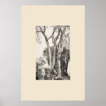 2 Essenbomen Cornwall Eleanor Hughes Nadruk