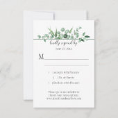 #2 Eucalyptus Envy Aquarelle RSVP (Dos)