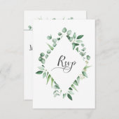 #2 Eucalyptus Envy Aquarelle RSVP (Devant / Derrière)