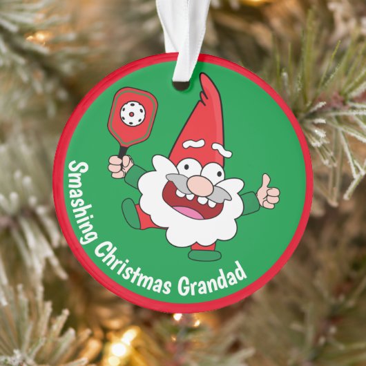 🎅 🤶 2 faces personnalisable de Noël pickleball (Arbre)