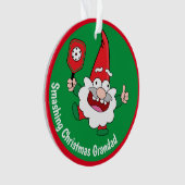 🎅 🤶 2 faces personnalisable de Noël pickleball (devant)