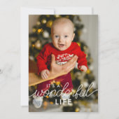 2 Faire-part de naissance de bébé Merveilleuse vie (Devant)
