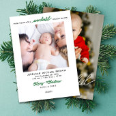 2 Faire-part de naissance photo Une vie merveilleu