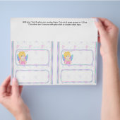 2 Fairy Birthday Custom Snoep Bar wrappers Flyer (Hand)