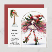 *~* 2 Fantasy Schattigee Sweet Woman Elf Kaart (Voorkant / Achterkant)