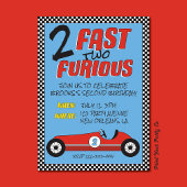 2 Fast 2 Furieux Invitation Anniversaire