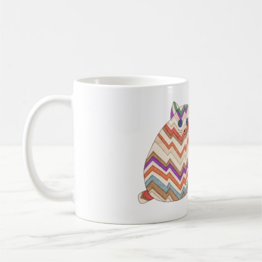 2 Fat Chats #1 Café Mug (Gauche)