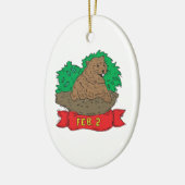 2 februari keramisch ornament (Links)