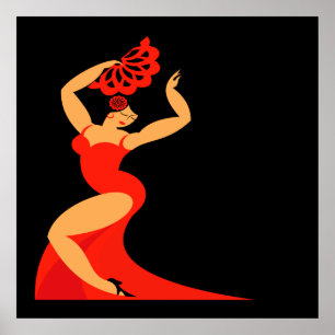 #2 Flamenco Dancer Poster Lg.