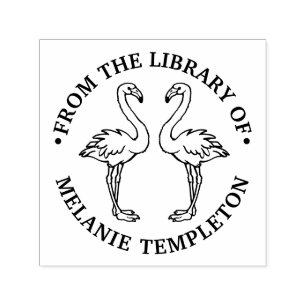 2 Flamingo's vaste bibliotheek Boeknaam Zelfinktende Stempel