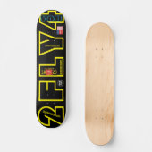 2 FLY 4 U JMT 7 3/4" Planche de Skateboard (Recto)