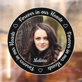 2 Foto begrafenis Memorial Raamsticker (Vel 2)