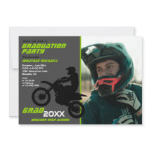 2 FOTO Dirt Bike Motocross Green Grey Afstuderen