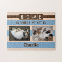 2 foto home is kat of hond voeg naam bruin toe