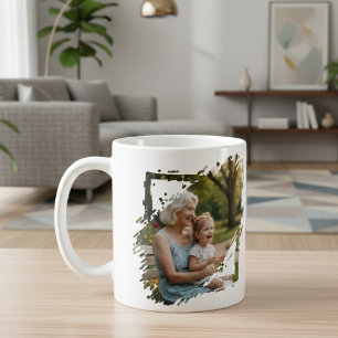 2 Foto Krabbel Kader Sjabloon Persoonlijk Koffiemok