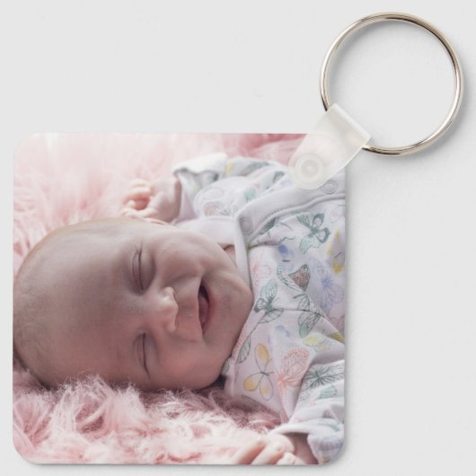 2 Foto met dubbelzijdige ondersteuning, Cute Cute Sleutelhanger (Achterkant)