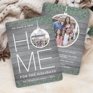 2 Foto Nieuw Huis Adres Modern Hout & Grenen Verhu Feestdagenkaart