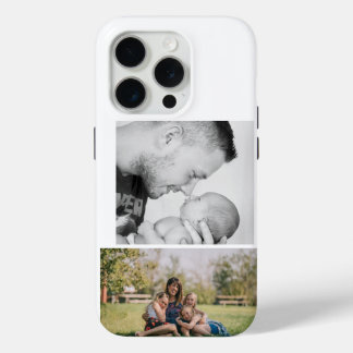 2 foto op maat  iPhone 15 pro case