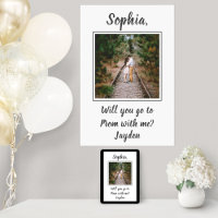 2 Foto Prom of HOCO Voorstel Cute Promposous Idee