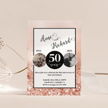 2 Foto Toen en Nu ELK JAAR Bruiloft Jubileum