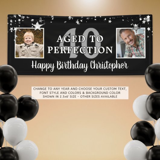 2 Foto van Birthday Black Spandoek
